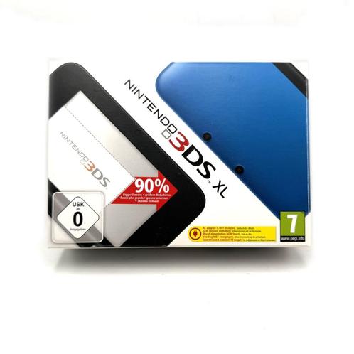 Console Nintendo 3DS XL Blue/Black + Jeu Rabbids 3D, Games en Spelcomputers, Spelcomputers | Nintendo 2DS en 3DS, Zo goed als nieuw