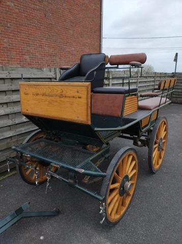 Mooie koets Dubbelspan Enkelspan, Utilisé, Cheval ou Poney