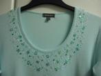 Lichtturquoise T-shirt met LM en strass van Street One, 40, Kleding | Dames, T-shirts, Ophalen of Verzenden, Zo goed als nieuw