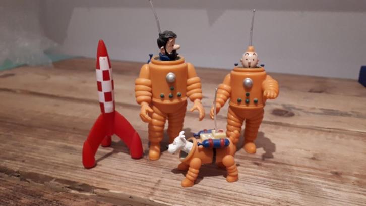 Kuifje-figuren die we op de maan hebben gelopen 1, Verzamelen, Stripfiguren, Nieuw, Beeldje of Figuurtje, Kuifje, Ophalen