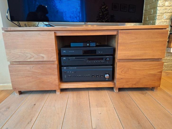 Tv meubel met 4 laden en een open vak, Huis en Inrichting, Kasten |Televisiemeubels, Ophalen