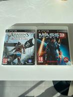 Twee ps3 games: mass Effect 3 en Assassin’s Creed black flag, Ophalen of Verzenden, Zo goed als nieuw