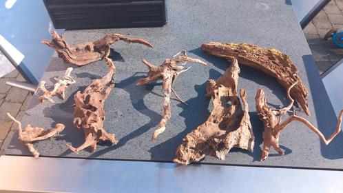 Aquariumdecoratie: stenen en hout, Dieren en Toebehoren, Vissen | Aquaria en Toebehoren, Gebruikt, Ophalen