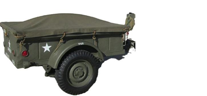 ABL Militaire Trailer, remork: dekzeil, bache - origineel, Verzamelen, Militaria | Algemeen, Ophalen of Verzenden