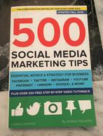 Book 500 social media marketing tips, Enlèvement ou Envoi, Comme neuf, Économie et Marketing