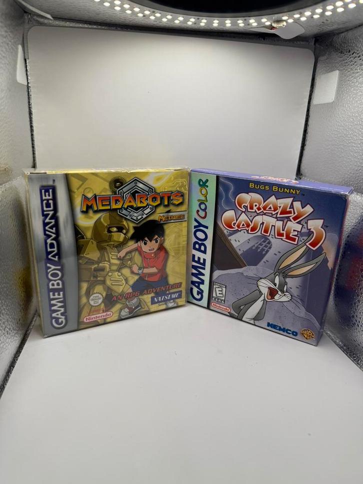 Bugs Bunny Crazy Castle 3 + Medabots Nintendo Game Boy, Games en Spelcomputers, Games | Nintendo Game Boy, Gebruikt, Avontuur en Actie