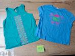 T-shirt en topje maat 152, Enlèvement ou Envoi, Utilisé, Fille