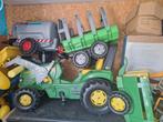 Pedaal tractor met 3 aanhangers, Gebruikt, Ophalen