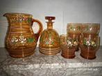 Karaf met 6 glazen, Antiek en Kunst, Antiek | Glaswerk en Kristal, Ophalen
