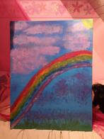 Canvas glitterregenboog voor kinderkamer, Ophalen