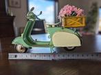 Vespa miniatuur handgemaakt 17cm lang, Antiquités & Art, Curiosités & Brocante, Enlèvement ou Envoi