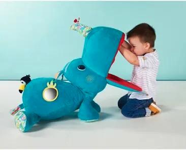 Lilliputiens Grote Activiteitenknuffel Marius De Neushoorn, Kinderen en Baby's, Speelgoed | Babyspeelgoed, Zo goed als nieuw, Overige typen