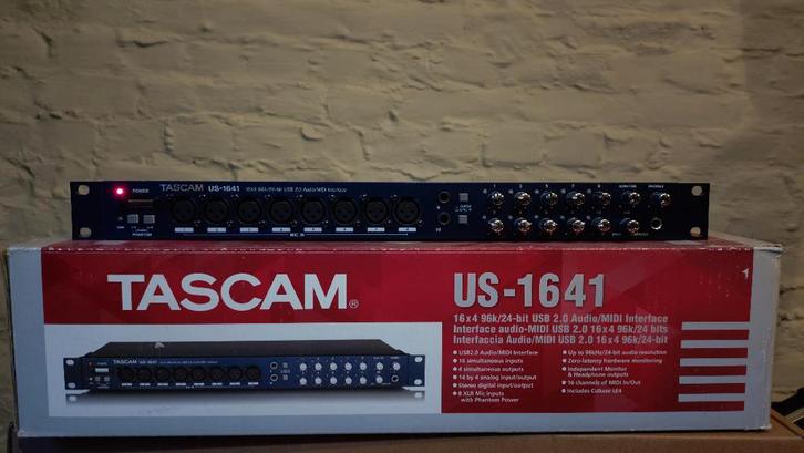 Tascam US-1641 USB2.0 audio interface, Audio, Tv en Foto, Professionele apparaten, Gebruikt, Audio, Ophalen