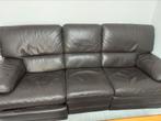 Brown Leather Sofa – 3-Seater and 2 Seater. Genuine leather, Ophalen, Gebruikt, Driepersoons, 300 cm of meer