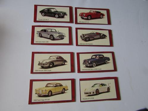 Porsche - Mercedes - Triumph enz . 8 autokaarten, Verzamelen, Foto's en Prenten, Zo goed als nieuw, Prent, Overige onderwerpen