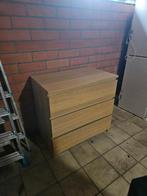 Ikea Malm Kast (bruin), 3 ou 4 tiroirs, 25 à 50 cm, Moins de 100 cm, Comme neuf