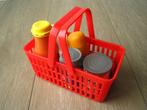 Gevuld speelgoed boodschappenmandje mini - SET 2, Kinderen en Baby's, Ophalen of Verzenden, Gebruikt, Kunststof, Speelkeuken-accessoire