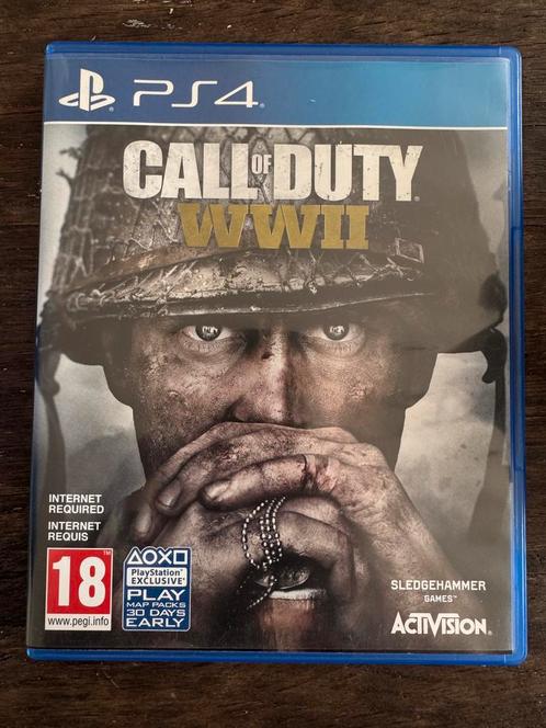 Call of Duty: WWII (PS4), Games en Spelcomputers, Games | Sony PlayStation 4, Zo goed als nieuw, Overige genres, Vanaf 18 jaar