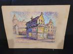 ZELDZAME pasteltekening door Prolo des Marolles, Armand Mass, Antiek en Kunst, Ophalen
