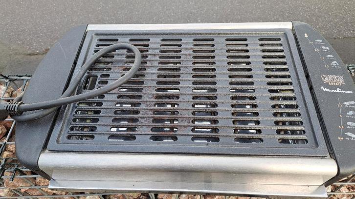 Moelinex tafelgrill Canyon Granit, Elektronische apparatuur, Grillplaten, Gebruikt, Tafelgrill, Ophalen