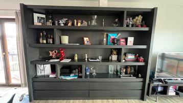 Flamant zwarte boekenkast model BJORN (300x230) beschikbaar voor biedingen