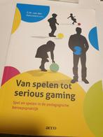 Van der Aalsvoort (red.)  - Van spelen tot serious gaming, Ophalen of Verzenden, Zo goed als nieuw, Van der Aalsvo