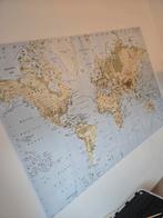 Wereldkaart op doek ikea, Enlèvement