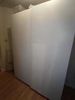 Ikea Pax 2x 75x201x58 - wit met schuifdeuren, Comme neuf, Enlèvement, Avec tablette(s), 50 à 75 cm