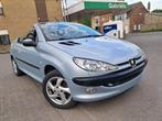 PEUGEOT 206/1600cc BENZINE/CABRIOLET/FULL/GEKEURD/GARANTIE, Auto's, Cabriolet, Bedrijf, Handgeschakeld, Grijs