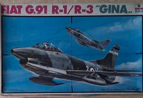 Fiat G.91 R-1/R-3 Gina, Esci 1/48, Hobby en Vrije tijd, Modelbouw | Vliegtuigen en Helikopters, Zo goed als nieuw, Vliegtuig, Groter dan 1:72