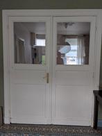 Dubbele binnendeur uit den ouden tijd, Doe-het-zelf en Bouw, Ophalen, Gebruikt, Glas, Binnendeur