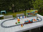Elektrische Lego Duplo treinset met brug en meer - set 2, Kinderen en Baby's, Complete set, Duplo, Gebruikt, Ophalen of Verzenden