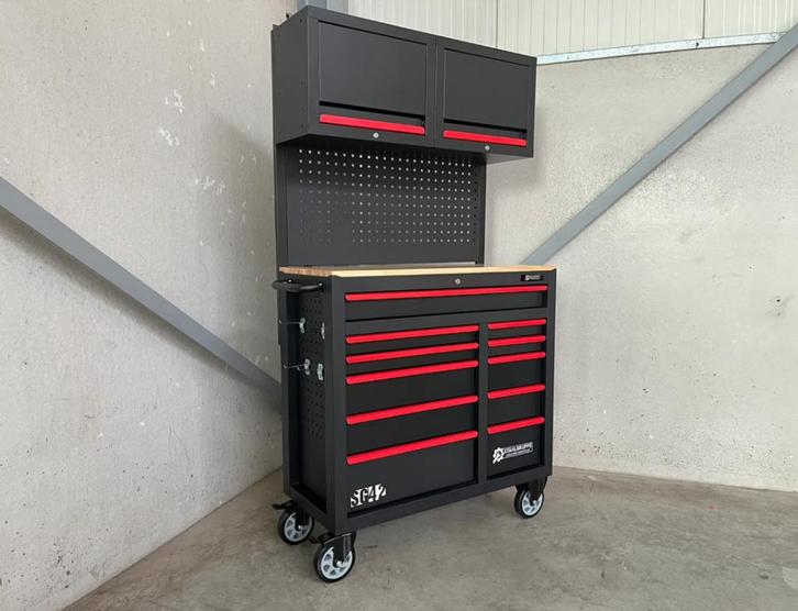 Stahlgruppe SG42 Professionele gereedschapswagen  met inhoud, Doe-het-zelf en Bouw, Gereedschapskisten, Nieuw, Gevuld, Ophalen