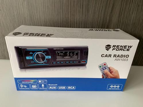 Autoradio- met Bluetooth-USB, AUX en Handsfree - Afstandsbed, Auto diversen, Autoradio's, Nieuw, Ophalen of Verzenden