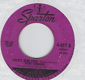 Steve Lawrence – Pretty Blue Eyes beschikbaar voor biedingen