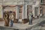 Aquarel van Molenbeek 1982 - Gesigneerd, Ophalen of Verzenden