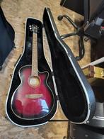 semi-acoustische gitaar IBANEZ AEG8E-TRS-2Y-01 incl koffer, Muziek en Instrumenten, Snaarinstrumenten | Gitaren | Akoestisch, Ophalen