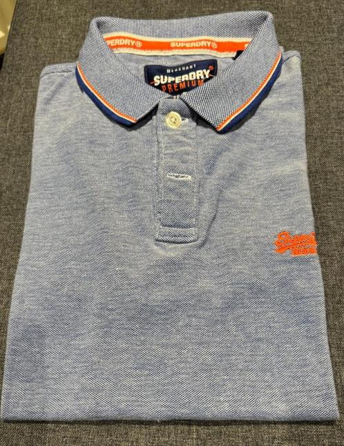 26 Stuks SuperDry polo's - T-shirts, Vêtements | Hommes, Polos, Comme neuf, Taille 56/58 (XL), Bleu, Enlèvement