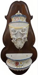 Porseleinen fontein gesigneerd V.Bassano (Italië) hoogte 70c, Antiek en Kunst