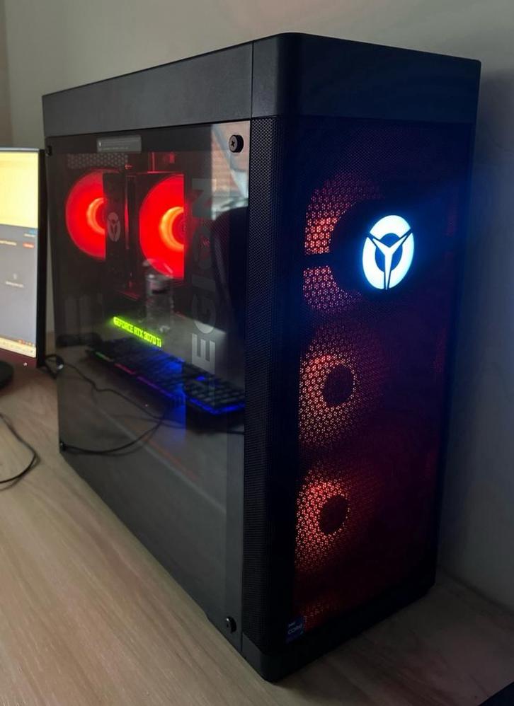 Gaming Desktop Lenovo Legion T7 34IAZ7 i7-12700K, RTX 3070Ti, Computers en Software, Desktop Pc's, Zo goed als nieuw, SSD, Gaming