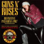 2 CD's - GUNS N' ROSES - Live Pasadena 1987, Verzenden, Zo goed als nieuw