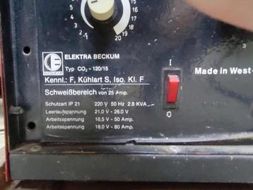 Laspost Electra Beckum Halfautomaat beschikbaar voor biedingen