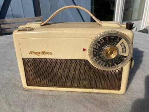 Radio PIZON BROS Paris met buislampen vintage retro, Audio, Tv en Foto, Radio's, Gebruikt, Radio, Ophalen of Verzenden