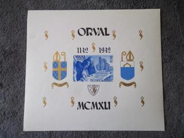 België - 1942 - Blok 25 – Orval - MNH – In uitmuntende staat beschikbaar voor biedingen