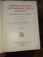 Antieke 4-delige Franstalige encyclopedie uit 1938, Antiquités & Art, Antiquités | Livres & Manuscrits, Enlèvement ou Envoi