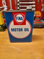 oude lege oliekan | Fina Motor Oil, Verzamelen, Merken en Reclamevoorwerpen, Verzenden, Gebruikt, Overige typen