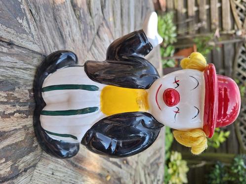 Veelkleurige porseleinen clown-spaarpot, Antiek en Kunst, Antiek | Keramiek en Aardewerk, Ophalen