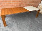Tafel uittrekbaar 160 (260) x 100cm / z.g.staat, Huis en Inrichting, Tafels | Eettafels, Ophalen, Zo goed als nieuw, 150 tot 200 cm