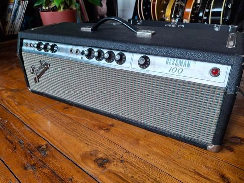 Fender Bassman 100 (1974), Muziek en Instrumenten, Versterkers | Bas en Gitaar, Gebruikt, Gitaar, 50 tot 100 watt, Ophalen