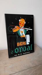 Orval emaille klok., Ophalen of Verzenden, Zo goed als nieuw